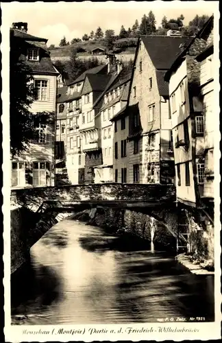 Ak Monschau Montjoie, Die Friedrich Wilhelmbrücke
