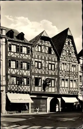 Ak Trier an der Mosel, Partie am Hauptmarkt