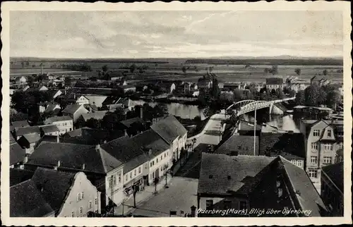 Ak Oderberg in der Mark, Stadtpanorama