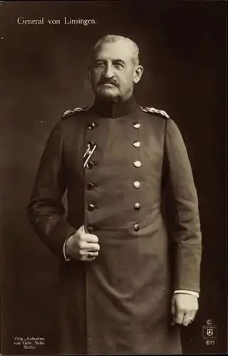 Ak General von Linsingen, Heerführer, Uniform