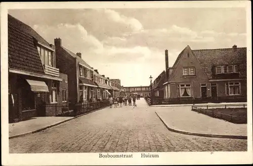 Ak Huizum Friesland Niederlande, Bosboomstraat