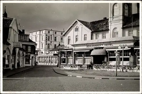 Foto Norderney in Ostfriesland, Strandstraße, Schuchardt's Hotel, Hansa Hotel