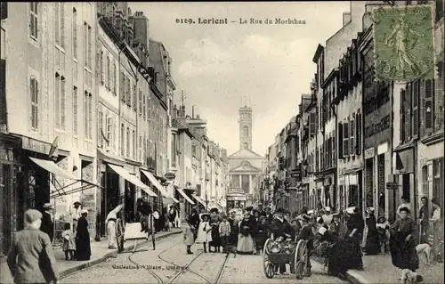 Ak Lorient Morbihan, La Rue du Morbihan