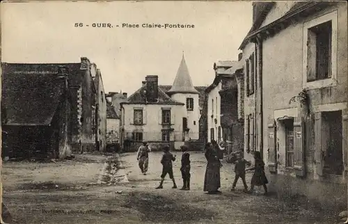 Ak Guer Morbihan, Place Claire Fontaine