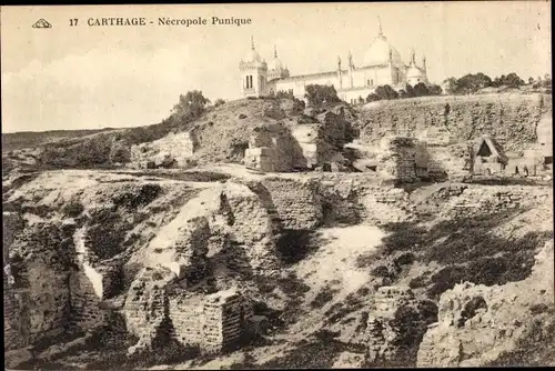 Ak Carthage Karthago Tunesien, Necropole punique