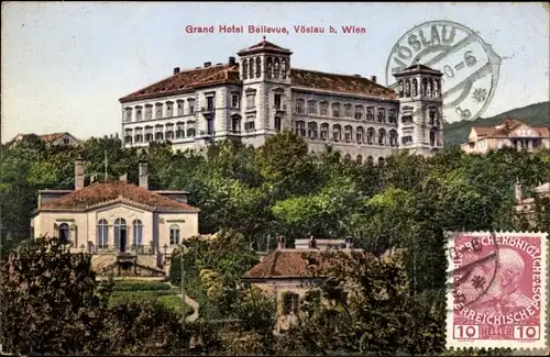 Ak Bad Vöslau Niederösterreich, Grand Hotel Bellevue