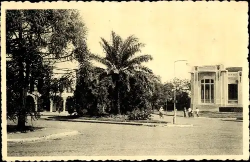 Ak Lubumbashi Elisabethville DR Kongo Zaire, Place Royale