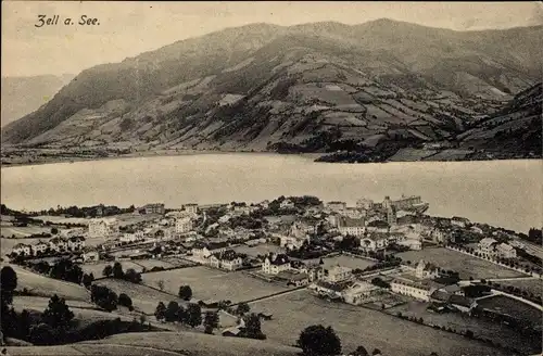 Ak Zell am See in Salzburg, Gesamtansicht