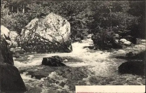 Ak Echternach Luxemburg, wildes Wasser