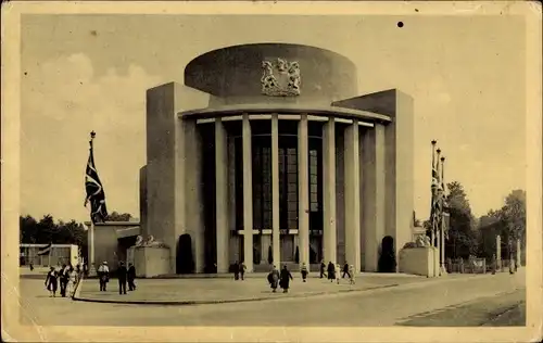 Ak Bruxelles Brüssel, Exposition Universelle 1935, Pavillon de la Grande-Bretagne