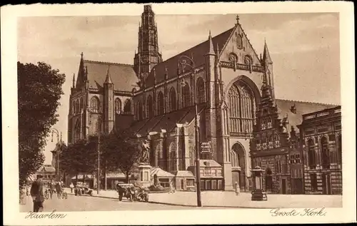 Ak Haarlem Nordholland Niederlande, Groote Kerk