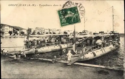 Ak Französisches Kriegsschiff, Torpilleurs
