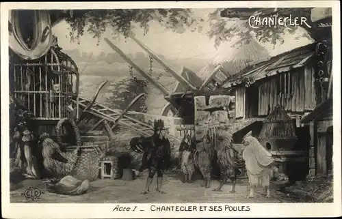 Ak Komödie Chantecler, Acte I, Chantecler et ses Poules