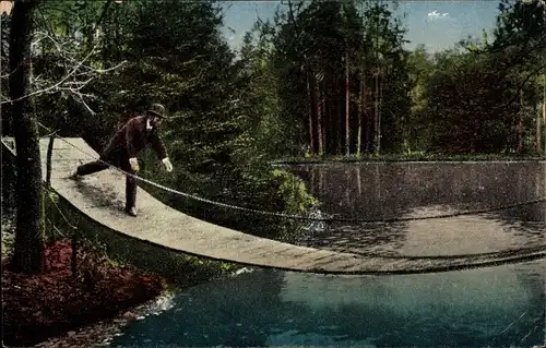 Ak Roosendaal Rozendaal Gelderland Niederlande, Kettingbrug