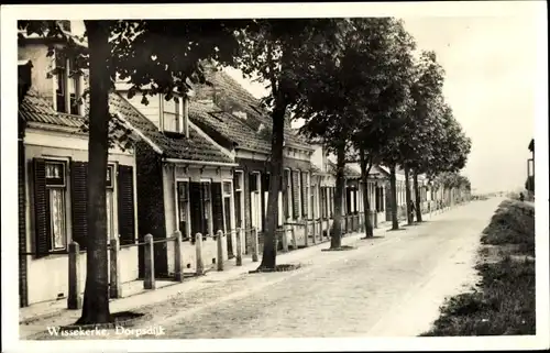 Ak Wissekerke Zeeland Niederlande, Dorpsdijk