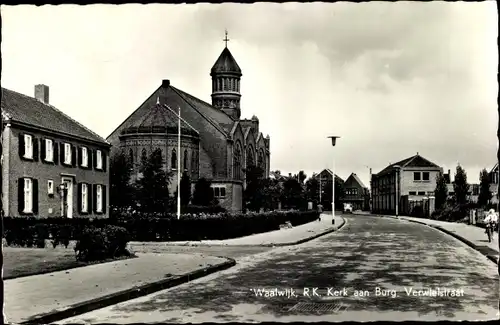 Ak Waalwijk Nordbrabant Niederlande, R.K. aan Burg, Verwielstraat