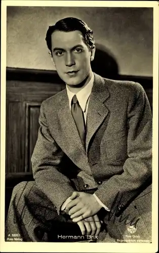 Ak Schauspieler Hermann Brix, Ross 3339/1
