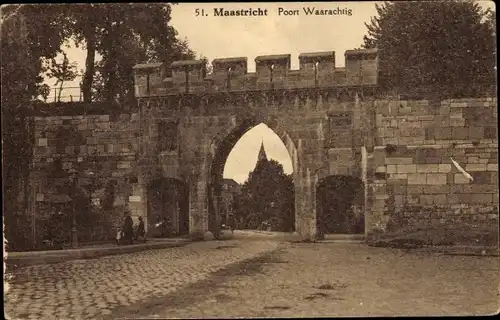 Ak Maastricht Limburg Niederlande, Poort Waarachtig