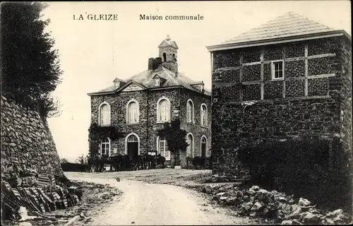 Ak Gleizé Rhône, Maison communale