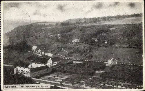 Ak Godinne Yvoir Namur Wallonien, Vue panoramique, Institut