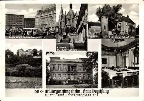 Ak Steele Essen im Ruhrgebiet, DRK Müttergenesungsheim Haus Vogelsang, Schloß Horst