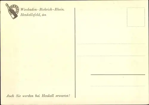 Ak Biebrich am Rhein Wiesbaden in Hessen, Empfangshalle mit Kellereingang, Sektkellerei Henkell