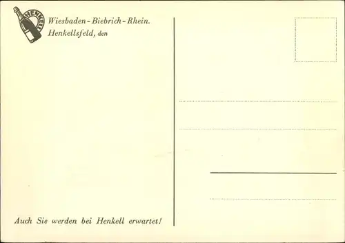 Ak Biebrich am Rhein Wiesbaden in Hessen, Empfangshalle mit Kellereingang, Sektkellerei Henkell