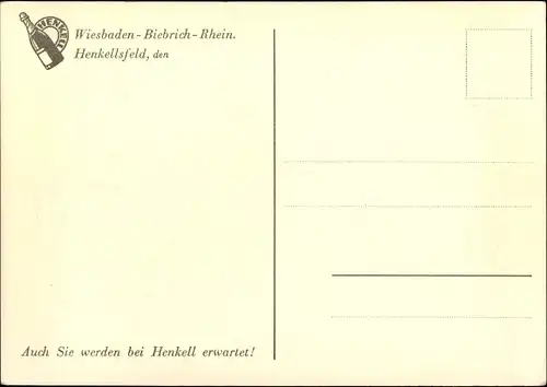 Ak Biebrich am Rhein Wiesbaden in Hessen, Empfangshalle mit Kellereingang, Sektkellerei Henkell