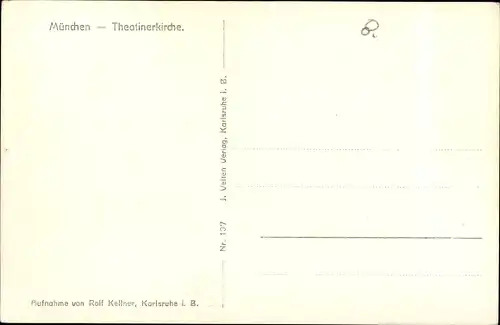 Ak München Bayern, Theatinerkirche