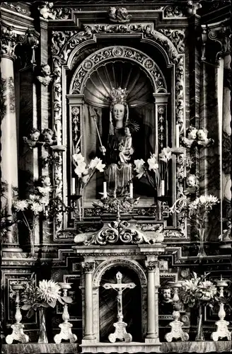Ak Großheubach am Main Unterfranken, Kloster Engelberg, Gnadenaltar