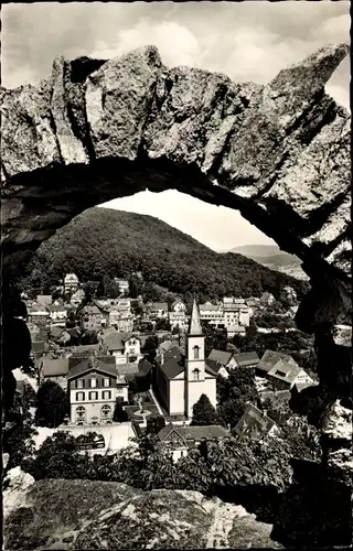 Ak Lindenfels im Odenwald, Blick von der Burg