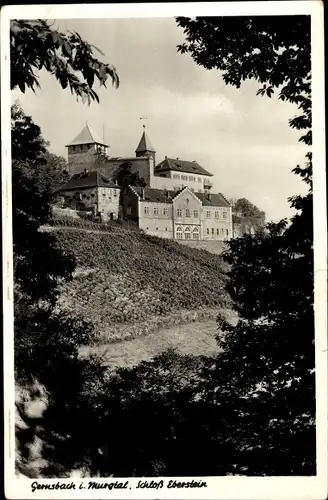 Ak Gernsbach im Murgtal Schwarzwald, Schloss Eberstein