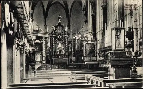 Ak Kevelaer am Niederrhein, Inneres der Kerzenkapelle, Kanzel, Altar