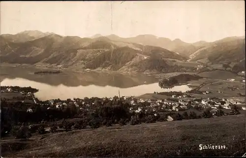 Foto Ak Schliersee in Oberbayern, Panorama