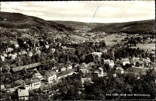 Ak Bad Orb in Hessen, Blick vom Molkenberg, Panorama