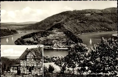 Ak Rurberg Simmerath in der Eifel, Hotel Ziegler, Außenansicht, Umgebung