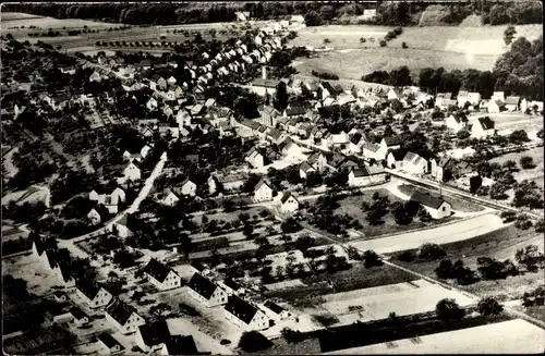 Ak Neuhäusel im Westerwald, Gesamtansicht, Fliegeraufnahme