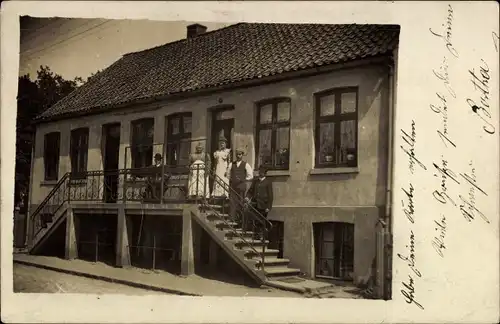 Foto Ak Hamburg Eimsbüttel Stellingen, Wohnhaus, Anwohner