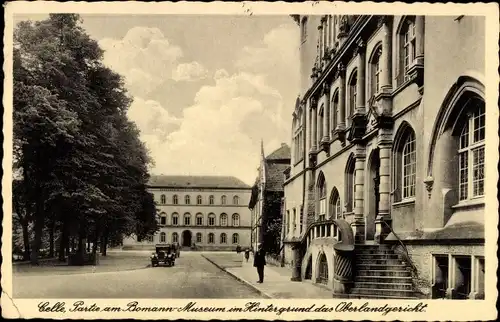 Ak Celle in Niedersachsen, Partie am Bomann-Museum, Oberlandgericht