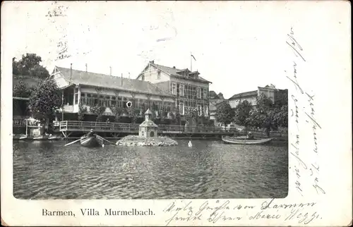 Ak Barmen Wuppertal, Villa Murmelbach
