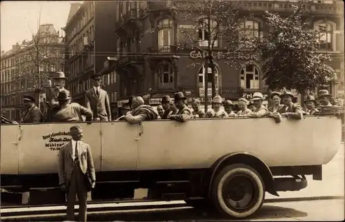 Foto Ak Hamburg Mitte Altstadt, Auto Rundfahrt Friedrich Jasper