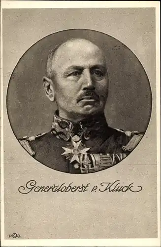 Ak Generaloberst von Kluck, Portrait