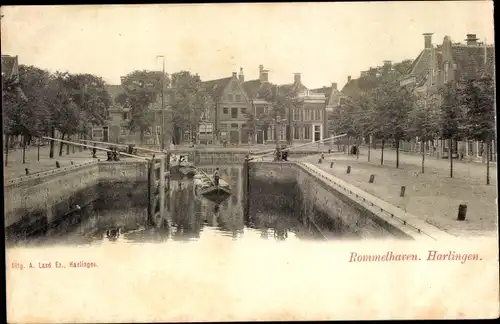 Ak Harlingen Friesland Niederlande, Rommelhaven