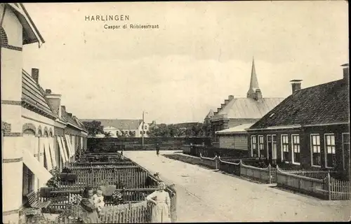 Ak Harlingen Friesland Niederlande, Caspar di Roblesstraat