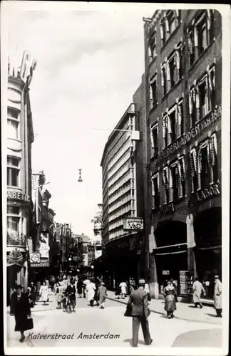 Ak Amsterdam Nordholland Niederlande, Kalverstraat