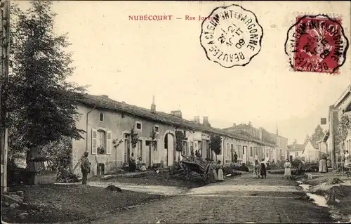 Ak Nubecourt Meuse, Rue Joyeuse