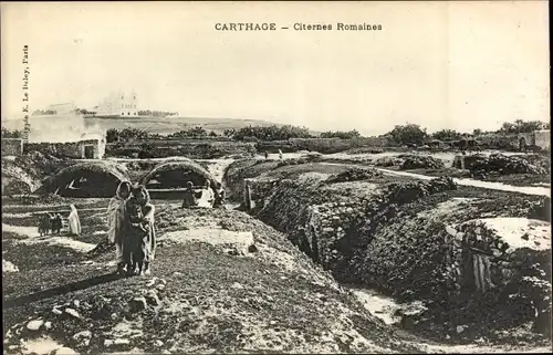 Ak Carthage Karthago Tunesien, Citernes Romaines