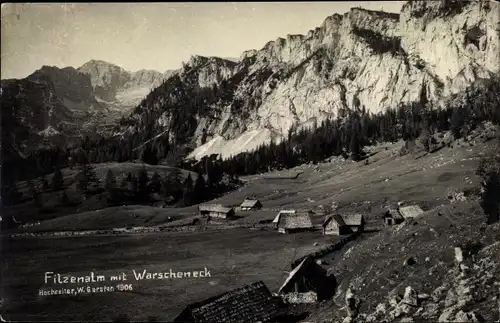 Ak Spital am Pyhrn in Oberösterreich, Filzenalm mit Warscheneck