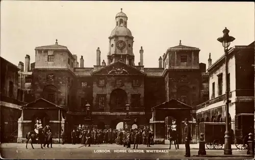Ak London City England, Whitehall, Horse Guards