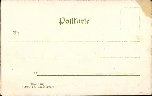 Ak Indien, Blick auf ein bengalisches Dorf mit Hütte